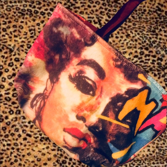 TOPSY TURVY Reversible Velvet Handbag - Picture 1 of 7